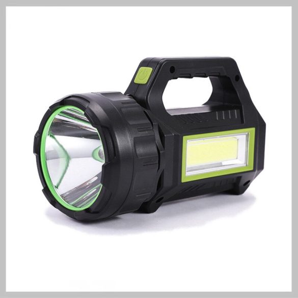 Batériová baterka HEL T95 so solárnym nabíjaním, 10 W LED 616388