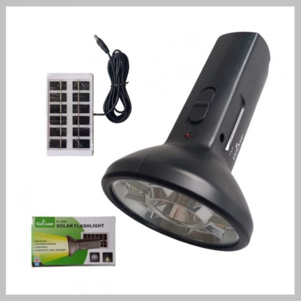 Nabíjateľná LED lampa so solárnym panelom CCLAMP CL-058 619538