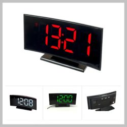   DS-3621L digitálny budík s oblým LED displejom a funkciou teplomera 619558