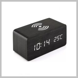   THO DH-1290 digitálny budík s bezdrôtovým Qi nabíjaním 5 W 628988