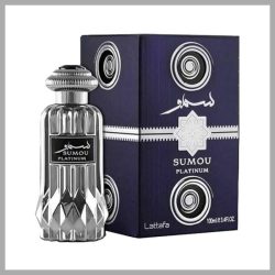   Sumou Platinum by Lattafa 100 ml – arabský parfum pre mužov 6291108731031