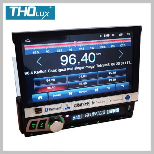 7" LCD 1Din 2Din Android hlavná jednotka s RDS maďarským menu 629698