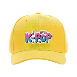   Baseballová čiapka v štýle K-POP s farebným prechodom – Žltá 62MGG50266-6