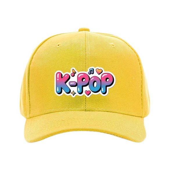 Baseballová čiapka v štýle K-POP s farebným prechodom – Žltá 62MGG50266-6