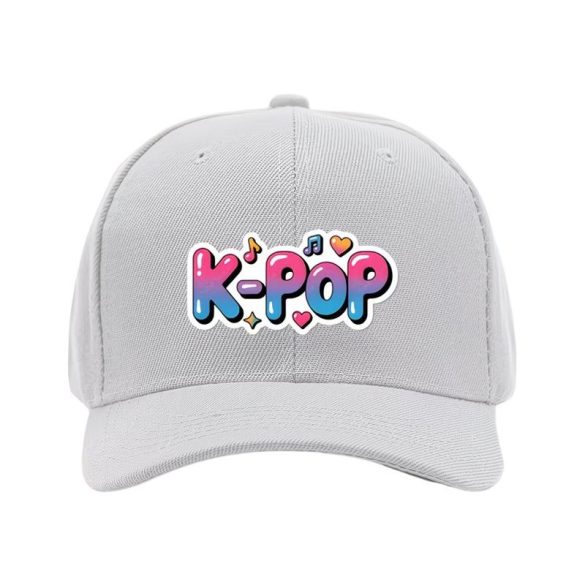 Baseballová čiapka v štýle K-POP s farebným prechodom – sivá 62MGG50266-7