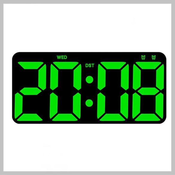 DH-2803 LED stolové nástenné hodiny 33 × 16 cm multifunkčné 638908