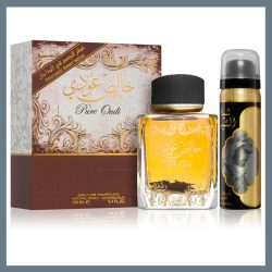   Lattafa Pure Oudi – arabský parfum 100 ml + dezodorant v spreji 50 ml 6426185651068
