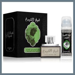   Lattafa Sheikh Al Shuyukh Black – arabský parfum 50 ml + dezodorant v spreji 50 ml 6479211627964