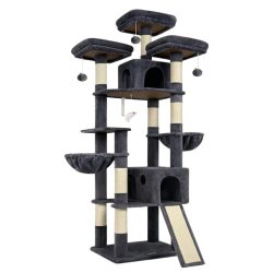   Globlazer XXL tmavosivý škrabací strom 210,82 cm 64M2855591-2