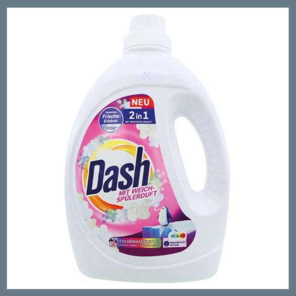 Dash 2 v 1 tekutý prací prostriedok na farebné oblečenie 2,25 l 6767
