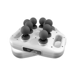   Profesionálna masážna pištoľ so šiestimi hlavicami 6MS2