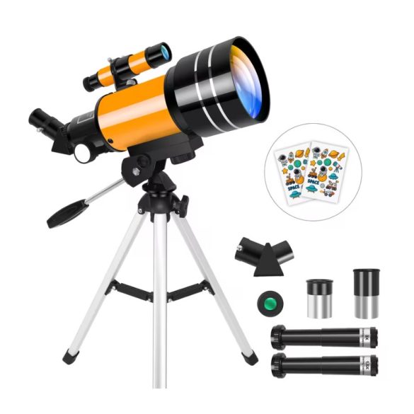 70 mm refraktor s krátkym statívom, žltý 71MV359W7W-S