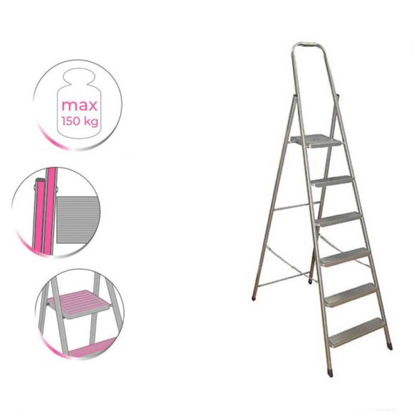 Kovový rebrík 6-stupňový 7640114034084