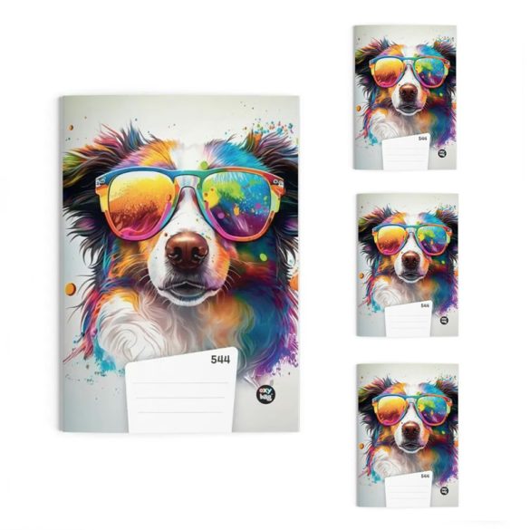 4 linkované zošity A5 Kutyus 791025