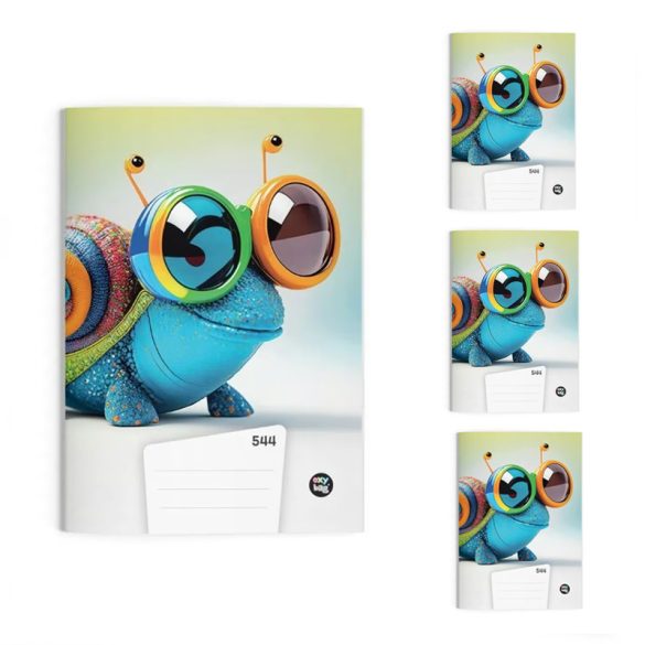 4 linkované zošity A5 Csiga 791125