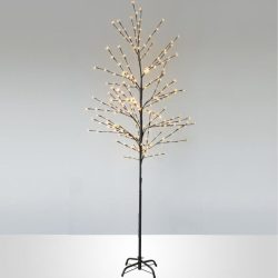   MagicHome Cherry Tree LED vianočný stromček, 192 LED, 180 cm, teplá biela, IP44 8090258A