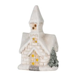   Vianočná keramická dekorácia kostola MagicHome (27 cm) 8090326