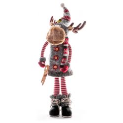   Vianočná stojaca dekorácia v tvare jeleňa MagicHome, 81 cm 8090714
