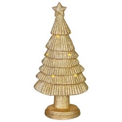   MagicHome LED vianočná dekorácia na stromček, zlatá, 15,5 × 11 × 31 cm 8090744