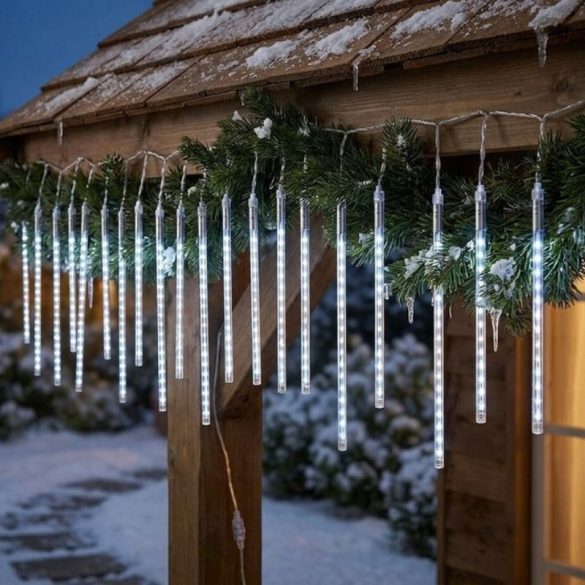 LED reťaz MagicHome s motívom ľadových kvapiek, 720 LED, 7,5 m, studená biela 8090913