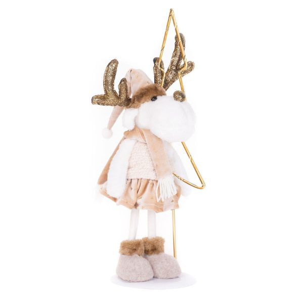 MagicHome LED vianočný jelen na podstavci, 50 cm 8091025