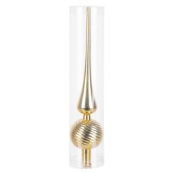   MagicHome zlatá ozdoba na vrchol vianočného stromčeka, 28 cm 8091083