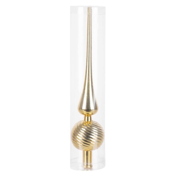 MagicHome zlatá ozdoba na vrchol vianočného stromčeka, 28 cm 8091083
