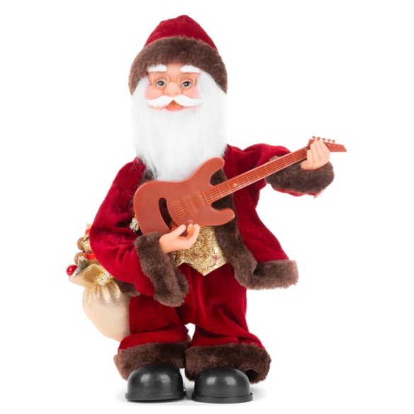 MagicHome hrajúci a tancujúci Santa s gitarou, 35 cm 8091323