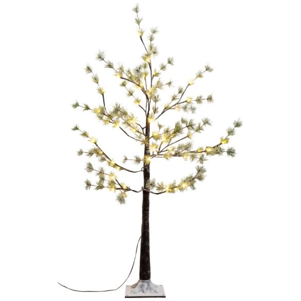 MagicHome umelý vianočný stromček so snehom a LED, 120 cm, 48 teplobielych LED 8091776