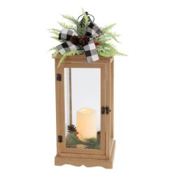   MagicHome LED vianočná lampa s blikajúcim efektom plameňa, 20 × 20,5 × 51 cm 8091780A