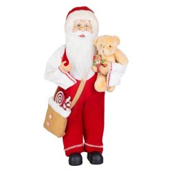   MagicHome Vianoce so Santa Clausom, medvedíkom a sladkosťami, 16 × 26 × 45 cm 8091847