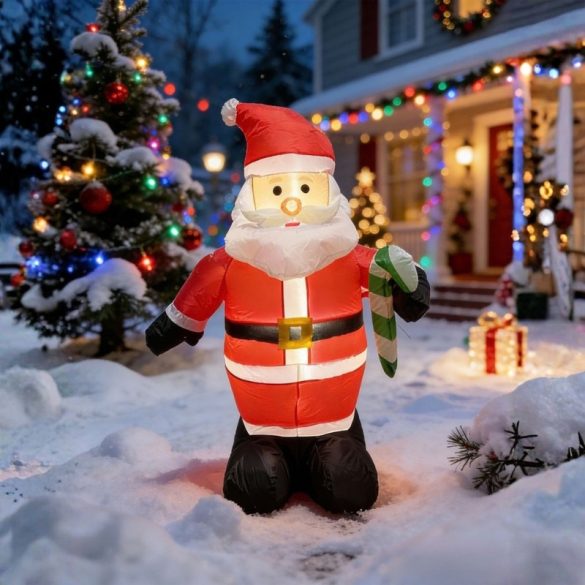 MagicHome Vianočná nafukovacia dekorácia Santa Claus 120 cm 8091959
