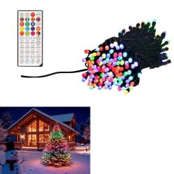   MagicHome Vianočný LED reťaz s ovládačom 200 LED viacfarebný 17 m 8091976