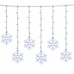   LED reťaz MagicHome s efektom padajúceho snehu a časovačom – 96 LED, studená biela, 13 funkcií, 3,5 m, IP44 8092018