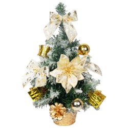   MagicHome zdobený vianočný stromček, zlatý, 30 cm 8092053