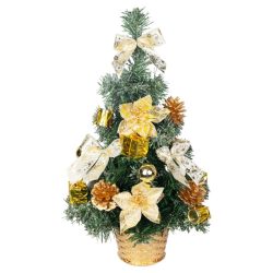   MagicHome zdobený vianočný stromček, zlatý, 40 cm 8092054