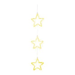   MagicHome Vianočná LED hviezda, 44 LED, 55,5 cm, teplá biela 8092332