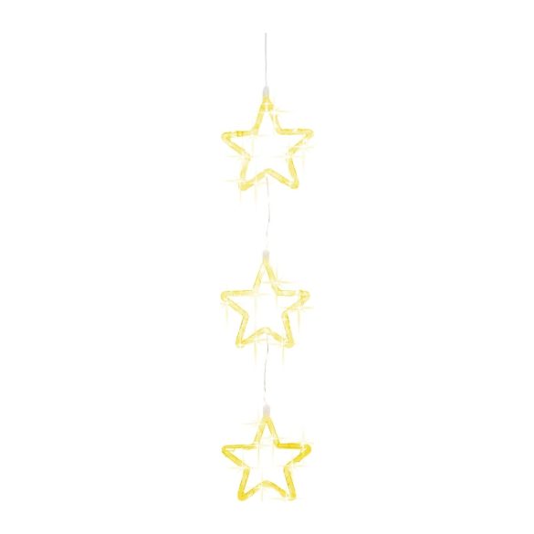 MagicHome Vianočná LED hviezda, 44 LED, 55,5 cm, teplá biela 8092332