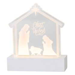  MagicHome Vianočná LED dekorácia Betlehemu, 10 LED, 15 × 5,8 × 17,5 cm 8092338