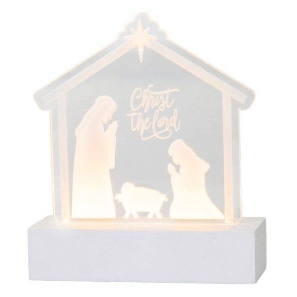 MagicHome Vianočná LED dekorácia Betlehemu, 10 LED, 15 × 5,8 × 17,5 cm 8092338