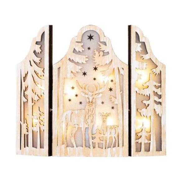 MagicHome Vianočná LED dekorácia v tvare jelena, 8 LED, 9 × 8 × 38 cm 8092342