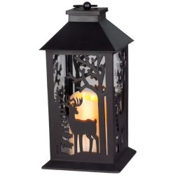   MagicHome Vianočná LED lampička s motívom jelena, 14 × 14 × 30 cm 8092352