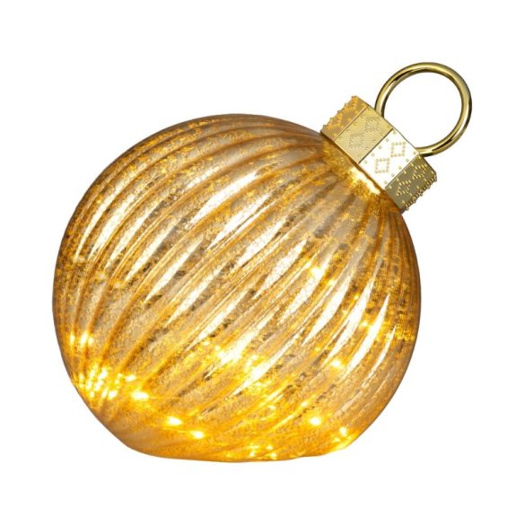 MagicHome Vianočná LED guľa, 12 LED, 18 × 15 × 17 cm 8092356