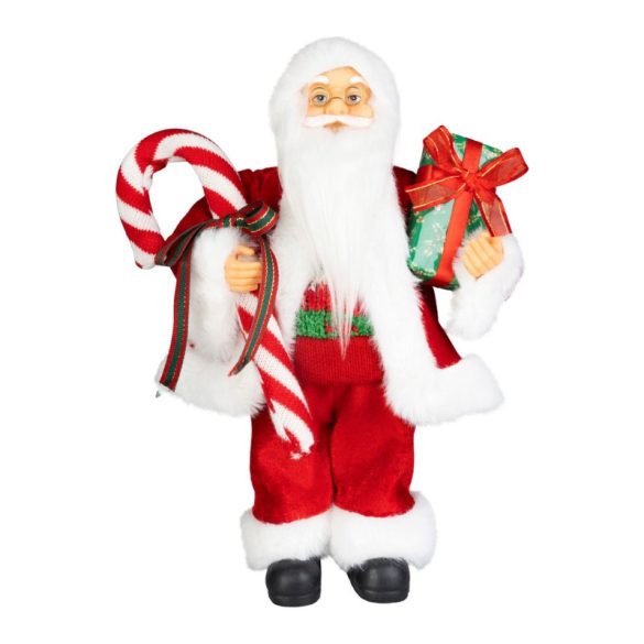 MagicHome Santa s darčekom, 45 cm, červený 8095505