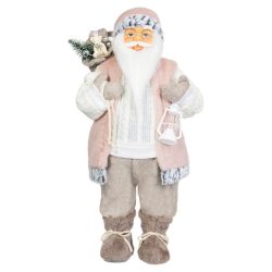 MagicHome Santa s darčekom, 60 cm, ružovo-hnedý 8095510