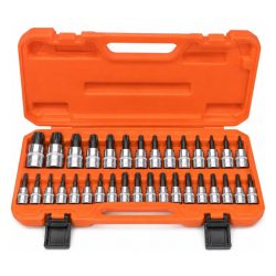   34-dielna sada Torx bitov a imbusových kľúčov v kufríku 84013