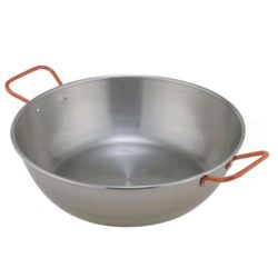 Hlboká panvica z leštenej ocele 37 cm 8412595103363