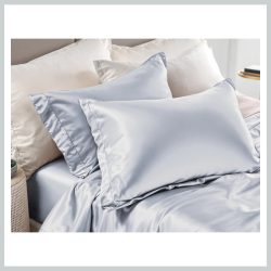   Obliečka na vankúš Lesklá biela, 2 ks, 60 x 70 cm 8720578109081