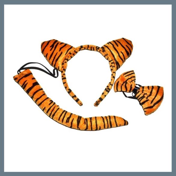 Kostýmové doplnky s tigrovým vzorom 880245