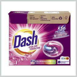   DASH 3 v 1 pracie kapsuly na farebné oblečenie, 12 ks 9021258